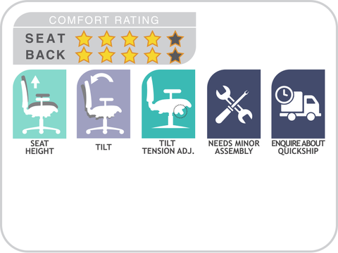 AIMS Padded Chair medium back